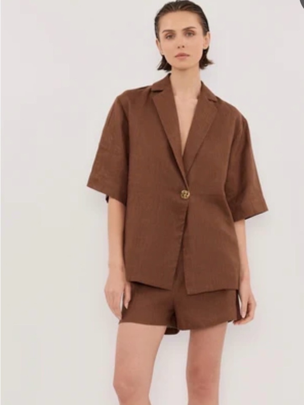 NALA FONDANT LINEN RESORT SHIRT